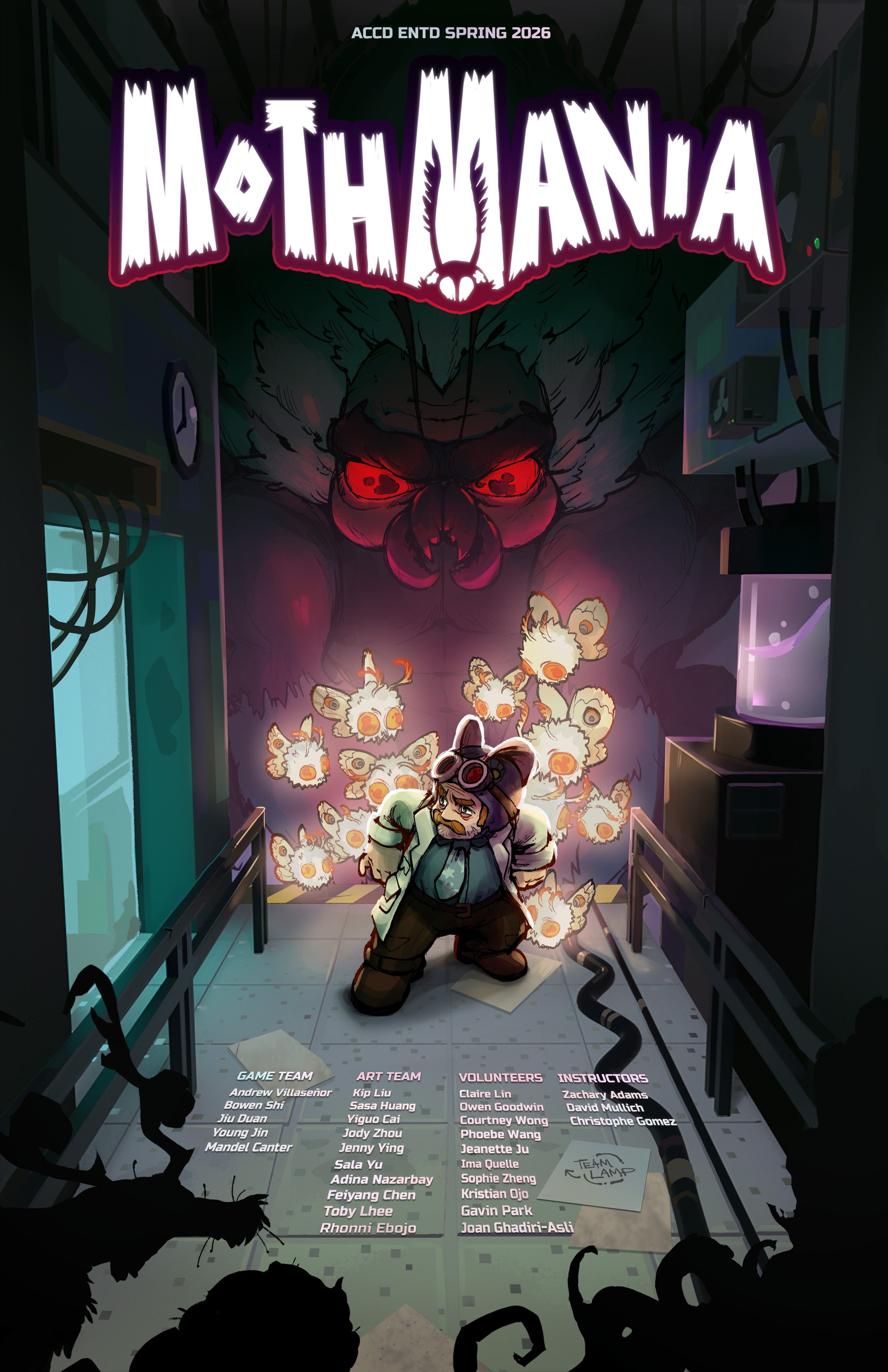 Moth Mania poster art